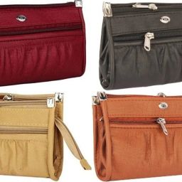Casual, Formal, Party Maroon, Black, Beige, Tan Clutch-image-1