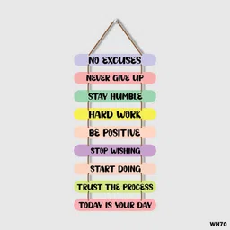 kidli Motivational Inspirational Quotes Wooden Wall Hanging for Home Decoration-picture-39