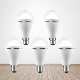 Emergency 15W Inverter LED Bulb with 1200mAh Rechargeable Battery Pack of 5 Q121 4 hrs Bulb Emergency Light-image-17
