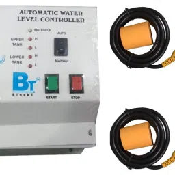 Blackt Electrotech (BT21C) Fully Automatic Water Tank Level Controller Sensor with TWO Float Switch Smart Kit-25