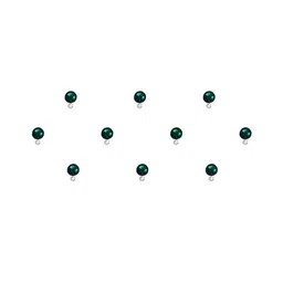 Comet Busters Green Set Of 10 Bindi-33