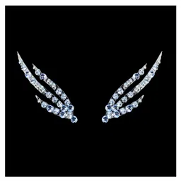 Comet Busters Handcrafted Face Gems Rave Eye Decoration Eye Jewels Eye Bindi - Silver-15