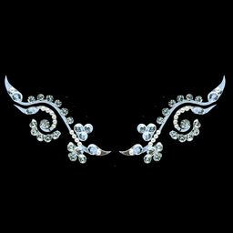 Comet Busters Handcrafted Face Gems Rave Eye Decoration Eye Jewels Eye Bindi - Silver-14