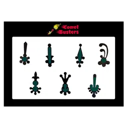 Comet Busters Green Bindi image 3