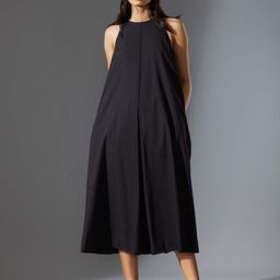 MATI Sleeveless Pleated Cotton A-Line Midi Dress-image-20