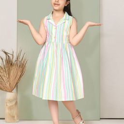BAESD Striped A-Line Midi Dress-picture-27