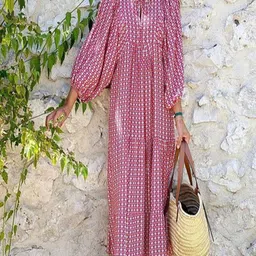 StyleCast Women Printed A-Line Midi Dress-image-68