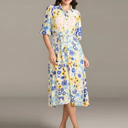 20Dresses Floral Printed A-Line Midi Dress-picture-43