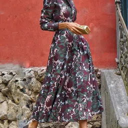 StyleCast Shirt Collar Sheath Midi Dress-image-69