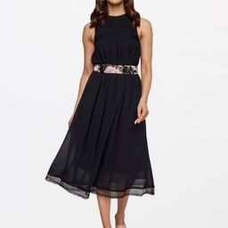 AND Women Black Solid Midi Dress-image-64