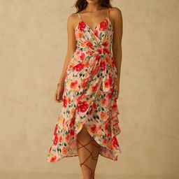 Virgio Women Tyla Viscose Floral Midi Dress-image-88