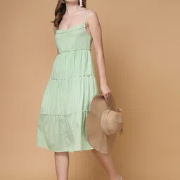 Freehand by The Indian Garage Co Fit & Flare Midi Dress-picture-48