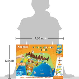 Imagimake Kids Multi Physical Feature Of India Puzzle image 3