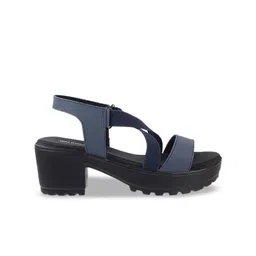 WALKWAY by Metro Woven Design Open Toe Block Heels image 4