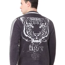 Zacharias Graphic Printed Wool Front-Open Sweater-picture-1