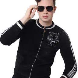 Zacharias Graphic Printed Wool Front-Open Sweater image 4