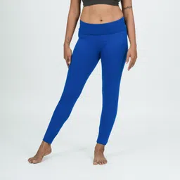 kimjaly Women's Gentle Yoga Cotton Leggings - Indigo-picture-10