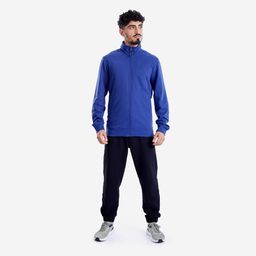 Men's Zip-Up Crew Neck Sweatshirt 500 - Night Indigo-image-85