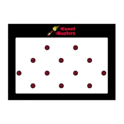 Comet Busters 12 Pcs Reusable Bindis - Maroon & Black-42