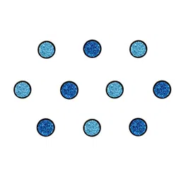 Comet Busters Set of 10 Bindis - Blue image 1