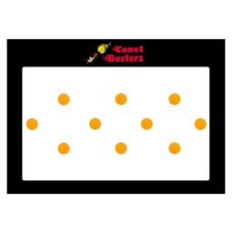 Comet Busters 10 Pcs Reusable Circular Bindis - Yellow image 3