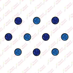 Comet Busters Set of 10 Bindis - Blue image 2