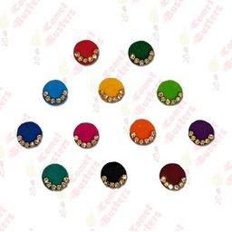Comet Busters Set of 12 Reusable Bindis - Multicolored image 2