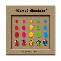Comet Busters Set of 20 Traditional Bindis - Multicoloured image 3
