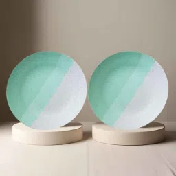freakway Set of 2 Modern Ceramic Dinner Plates-picture-22