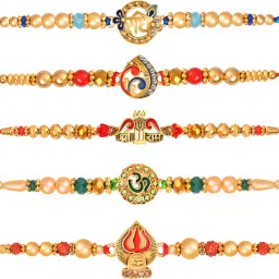 Designer Rakhi Gift Set_RS12 Assorted Rakhi Set-22