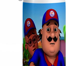 Motu Patlu Sipper Motu Patlu Water Bottle For boys Girls (AB) 600 ml Water Bottle-image-102