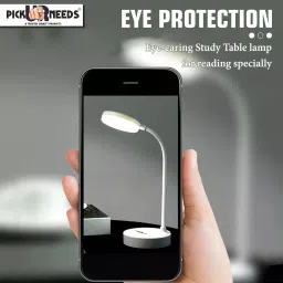 pick ur needs Rechargeable LED Desk Lamp With 3 LED Color Mode Touch Dimmable Brightmess Study Table Lamp image 5