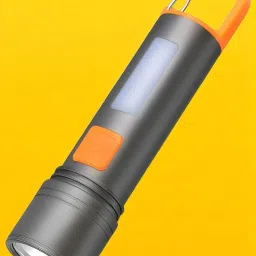 X542 Portable LED Flashlight with Side & Front Beam – Long Battery Life Torch-image-1