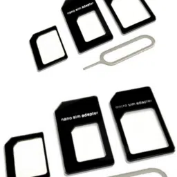 ZENIFY SIM Card Adapter Kit Nano to Micro Nano to Regular Micro with Eject Pin Sim Adapter-5