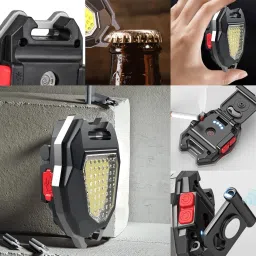 paliwalcreation Emergency Rechargeable Key Light - bottle opener/whistle/Cigarette lighter Torch image 2
