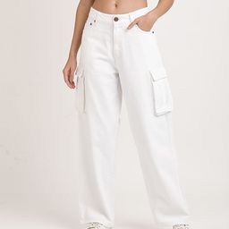 bene kleed Women Mid Rise White Jeans-picture-38