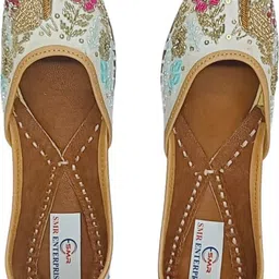 smrworld Leather Punjabi Juti Bellies For Women-picture-14