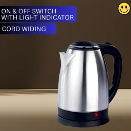 Electric Kettle With Stainless Steel Body 2 Litre for Boiling Water & coffeeN83 Electric Kettle-image-79