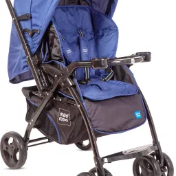 Compact Fold, Adjustable Canopy, Reversible Handle, 5-Point Harness Pram-image-49