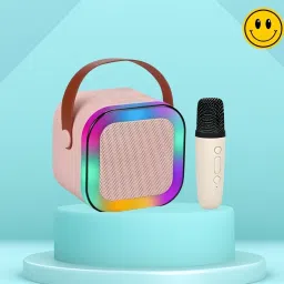 GUGGU K12 (PORTABLE DESKTOP BLUETOOTH SPEAKER) Crydtal Sound With RGB LightI308 10 W Bluetooth Laptop/Desktop Speaker-picture-45