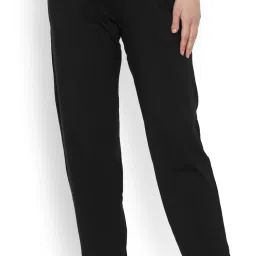 Solid Cotton Lounge Wear/Track Pants with Side Pockets for Women Pyjama-image-5