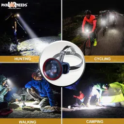 pick ur needs 20 Watt Super Power Head Lamp With 3 Mode LED Zoomable Head Light For Camping Torch image 5
