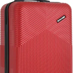 Small Cabin & Check-in Set (57 cm) 4 Wheels - AMERICAN Hard ABS & PC, Unbreakable with Combi Lock - Maroon-image-89