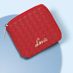 Women Casual Red Artificial Leather Wallet - Mini-image-50