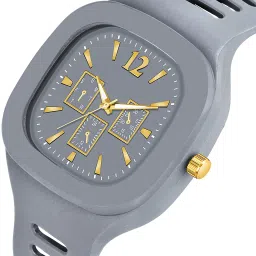 jewelith Analog Watch - For Men For Boys XN-2016 Square Dial Smooth Silicon Strap Analog Watch Analog Watch image 2