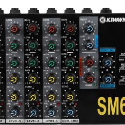 New Audio Sound 6 channel Mixer for Mic Input Mixing Boards Studio Analog Sound Mixer-image-50