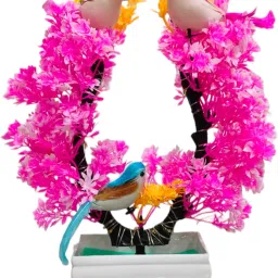 Led Light Artificial Plant With 3 Sparrows For Stylish Decoration Bonsai Wild Artificial Plant with Pot-image-34