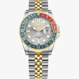 Pro Diver Quartz Silver Dial Analog Watch - For Men 40010-10