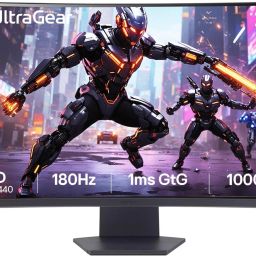 LG ULTRAGEAR 1000R 68.58 cm (27 inch) Curved Quad HD LED Backlit VA Panel Gaming Monitor (27GS60QC-(2560 x 1440), HDR10, 99% sRGB, HDMIx2 Display Port, Vesa Certified)-picture-2