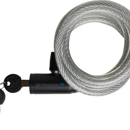 Cycle Lock - Cable 100 with Key - Grey Bicycle Lock-16